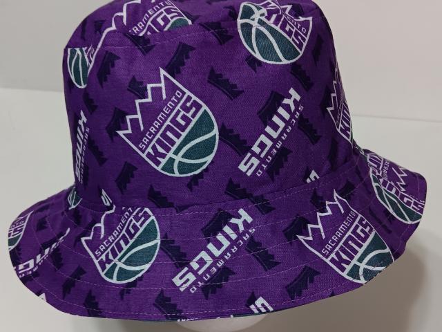 Sacramento Kings Bucket Hat, Reversible, Unisex, Size XL, Cotton Fabric, Handmade, fishing hat, sun hat, floppy hat